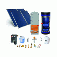 Astrea Pack F - SSC toiture plate 4 capteurs solaires, double ballon : chauffage 300L + sanitaire 200L - Thermador - PSOL2BCHECS432MP_0