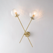Bonetti Illumina Demetra Applique En Fer Bronzé Brossé 2 Lumières .33 P.18 Bl279-Ap2-Brz - bronze 8050713219079
