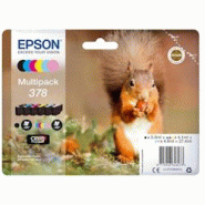 Cartouche D Encre Epson Pack Ecureuil 6 Couleurs - C13T37884020 Cartouche D Encre Epson Pack Ecureuil 6 Couleurs - C13T37884020