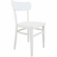 Chaise de restaurant Bastia Hêtre blanc Valero