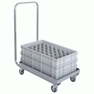 Chariot avec poignée à transport paniers pour lave-vaisselle, 600x400 mm - VIRTUS - 0615402443838_0