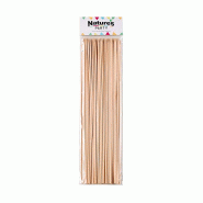 ECOLOMIQUE - 50 Pcs - Brochettes en bambou rondes - 30 cm - Bambou ECO8NPBBQ31