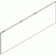Fond lisse 100x20cm blanc