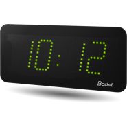 Horloge LED Style II 7, alimentation 230V, indépendante, LED verte - BODET