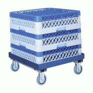 ITALCONCEPT L2G Chariot Porte Casier Abs Sans Barre De Poussee, 210 x 530 x 560mm - 3616350032409