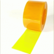 Lanière pvc souple translucide jaune / opaque / 200 x 2 mm