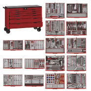 Servante rouge mega master set 6 tiroirs Teng Tools TCMM1011LN Servante rouge mega master set 6 tiroirs Teng Tools TCMM1011LN
