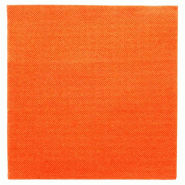 Serviette en ouate gaufré 2 plis orange 33x33cm - par 1200