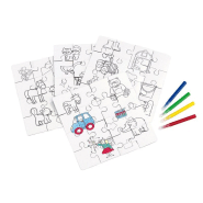 Set de 4 puzzles à colorier Nerina - Jeune public et jeux Set de 4 puzzles à colorier Nerina - Jeune public et jeux