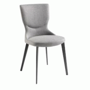 AC ANGEL CERDA Angel Cerdá Chaise en tissu gris 4131C 45 x 57 x 84 - gris textile 8435631027133 AC ANGEL CERDA Angel Cerdá Chaise en tissu gris 4131C 45 x 57 x 84 - gris textile 8435631027133
