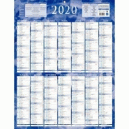 Calendrier annuel 2020 BOUCHUT 43 x 55 Carte de France