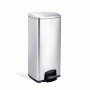 GarcÃa de Pou Garcia de Pou 1 Unités - Poubelle À Pedale Avec Réceptacle Intérieur 30 L 31,5X31,5X69,5 Cm Argente Inox - inox 250.21 GarcÃa de Pou Garcia de Pou 1 Unités - Poubelle À Pedale Avec Réceptacle Intérieur 30 L 31,5X31,5X69,5 Cm Argente Inox - inox 250.21