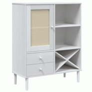 Helloshop26 - Buffet bahut commode armoire meuble de rangement organisateur cuisine salle de séjour salon aspect rotin 90 x 40 x 02_0036228 - 3000212 Helloshop26 - Buffet bahut commode armoire meuble de rangement organisateur cuisine salle de séjour salon aspect rotin 90 x 40 x 02_0036228 - 3000212