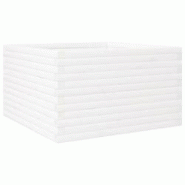 Helloshop26 - Jardinière bac lit surélevé plantes fleurs terrasse jardin 80 x 80 x 46 cm bois de pin massif blanc 02_0037916 - 3000217640744 Helloshop26 - Jardinière bac lit surélevé plantes fleurs terrasse jardin 80 x 80 x 46 cm bois de pin massif blanc 02_0037916 - 3000217640744