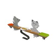 Jeux sur ressort vis à vis chat et souris - Age 12 mois à 7 ans Jeux sur ressort vis à vis chat et souris - Age 12 mois à 7 ans