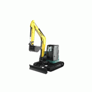Mini-pelle - AMX 85 - AMMANN - Moteur Yanmar turbo 73 cv - Profondeur de fouille importante
