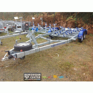 Porte bateau multi-rouleaux GALAXY - GD09 / G1382 - PTAC : 1800Kg - 2 essieux - Sun Way - SW1265M12