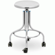 Steinberg Systems - Steinberg Systems SBS-LF-146 Tabouret labo sur roulettes acier inoxydable 100 kg Tabouret de laboratoire Tabouret laboratoire - 40