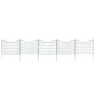 Vidaxl ensemble de clôture de jardin voûtée plus basse 77,5x64 cm vert 146104 Vidaxl ensemble de clôture de jardin voûtée plus basse 77,5x64 cm vert 146104