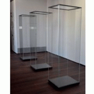 Vitrine d'exposition colonne Totale Vision Vitrine d'exposition colonne Totale Vision