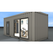 Bureau container aménagé - projet container