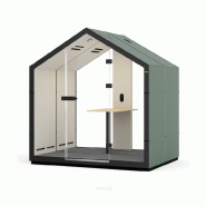 Cabine acoustique "TREEHOUSE" - 4 Places, 2 Parois vitrées, Nu Cabine acoustique "TREEHOUSE" - 4 Places, 2 Parois vitrées, Nu