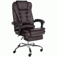 CLP Chaise de bureau Oxygen Marron/Similicuir - marron 4251380475582 CLP Chaise de bureau Oxygen Marron/Similicuir - marron 4251380475582