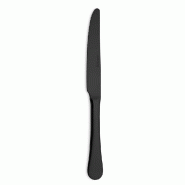 Couteau à dessert PVD noir inox 18/10 ép.3 mm personnalisable Vigo - par 1 Couteau à dessert PVD noir inox 18/10 ép.3 mm personnalisable Vigo - par 1