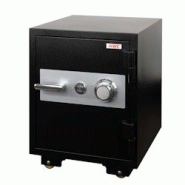 Décoshop26 - Coffre-fort ignifuge double sécurité serrure et code 60x46x47 cm 39l métal noir 04_0006469 - noir 3000261778172 Décoshop26 - Coffre-fort ignifuge double sécurité serrure et code 60x46x47 cm 39l métal noir 04_0006469 - noir 3000261778172