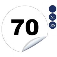 Disques adhésifs de limitation de vitesse - DSQBC-NV01/AD70_0