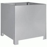 Helloshop26 - Jardinière bac lit surélevé plantes fleurs terrasse jardin 40 x 40 x 40 cm acier inoxydable Argent 02_0037548 - 3000213896497 Helloshop26 - Jardinière bac lit surélevé plantes fleurs terrasse jardin 40 x 40 x 40 cm acier inoxydable Argent 02_0037548 - 3000213896497