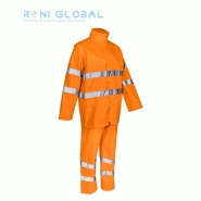 Ensemble de sécurité haute visibilité anti-pluie - Polyester enduit polyuréthane Class 3 - KAWA Coverguard_0