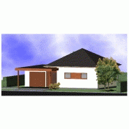 MAISON À OSSATURE BOIS BBC -  MODÈLE 20073