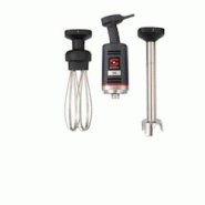 Mixeur plongeant professionnel MB-51 Sammic 570W | Mixeur combiné avec lame en Y + fouet | Sécurité TiltStop, Ergonomique, Certifié NSF - noir ino