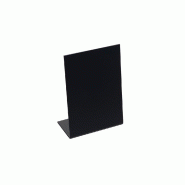 PLEXIROM Ardoise de table incline en l a4 portrait par 5 - noir W00003X5
