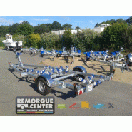 Porte bateau immergeable SUN WAY FAST - D2413 - PTAC : 1350Kg - Kit rouleaux - 1 essieu freiné - Reference -K3 356 184 3500 2 HD E