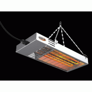 Radiant standard inox pour le chauffage des locaux d'élevage, atelier-ECOREL