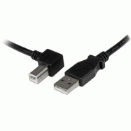 StarTech Cble USB 2.0 A vers USB B Coudé à  Gauche Mle