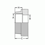 Tube polyamide type PA 12HL flexible avec graisse NLGI2 - DN2.3X04 noir - AGR-TPASN2.3X04AG