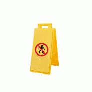 Balise de signalisation neutre interdit aux piétons - 190233 Balise de signalisation neutre interdit aux piétons - 190233