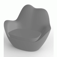 Fauteuil lounge in & out SABINAS  - gris