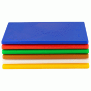 GVK ECO GN 1/1 Ensemble complet de planches à découper professionnelles Concept HACCP Bleu, rouge, vert, marron, blanc,  jaune - multicolore plastiq