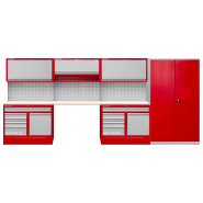 Mobilier d'atelier 4,4m et armoire de rangement MW Tools PRACO3550K Mobilier d'atelier 4,4m et armoire de rangement MW Tools PRACO3550K