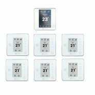 PACK THERMOSTATS BLUE THINK RADIO AIRZONE BLANC 7 ZONES PACK THERMOSTATS BLUE THINK RADIO AIRZONE BLANC 7 ZONES