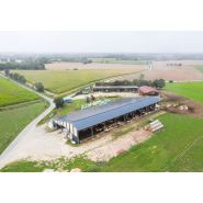 Stabulation photovoltaïque pour un espace d'élevage moderne