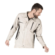 Blouson dynamic fit coton/polyester écru tl - MUZELLE DULAC - dynbnh22ec3 - 517060 Blouson dynamic fit coton/polyester écru tl - MUZELLE DULAC - dynbnh22ec3 - 517060