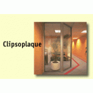 Cloison démontable clipsoplaque