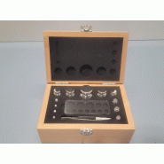 Coffret de 12 poids E2 de 1 g à 500 g - ZWIEBEL