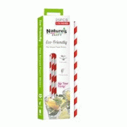 ECOLOMIQUE - 25 Pcs - Chalumeau papier rouge/blanc - Diam: 0,6 cm x 19,7 cm - ECO8NPCHP19R1 - rouge papier ECO8NPCHP19R1 ECOLOMIQUE - 25 Pcs - Chalumeau papier rouge/blanc - Diam: 0,6 cm x 19,7 cm - ECO8NPCHP19R1 - rouge papier ECO8NPCHP19R1