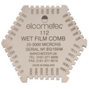 Peignes pour films humides en aluminium - Elcometer 112AL Peignes pour films humides en aluminium - Elcometer 112AL